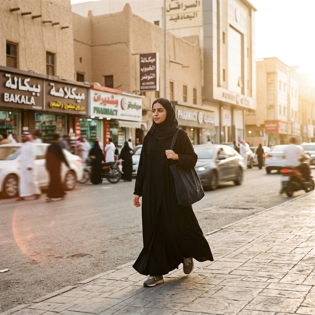 عباية كتان عملية للعمل